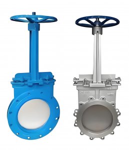 刀型閘閥 PZ73X—10R  DN100 PN10（配反法蘭、